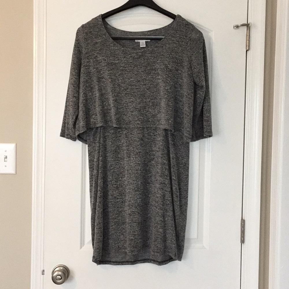 Mother Maternity Nursing Sweater Dress